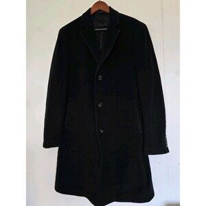 Ralph Lauren Coat Mens 40L Wool Cashmere Old Money Dress Overcoat Quiet Luxury